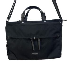 Sherpani Laptop Travel Crossbody Bag Unisex Black Lightweight